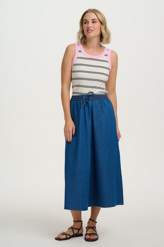 Top Streep-Tori Fitted Vest
