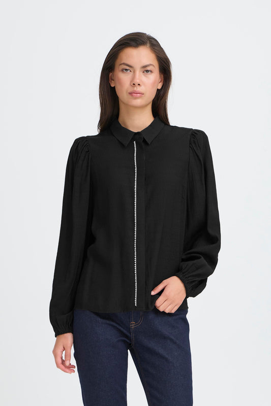 Bloes Zwart-Ines Shirt