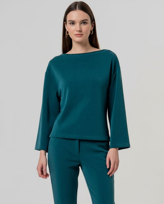 Top Petrol-Baum Shirt