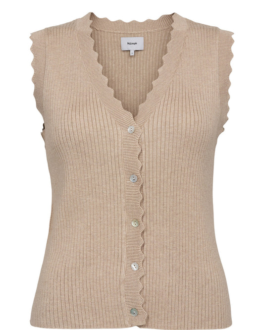 Gilet Ecru-Nudeidra Vest