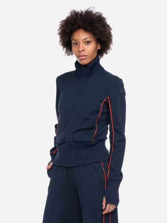 Vest Blauw-Nel Jacke (Gots Organic)
