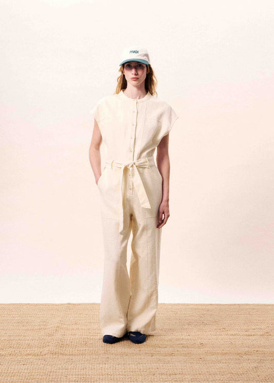 Jumpsuit Crème-Combi Pantalon Celestia