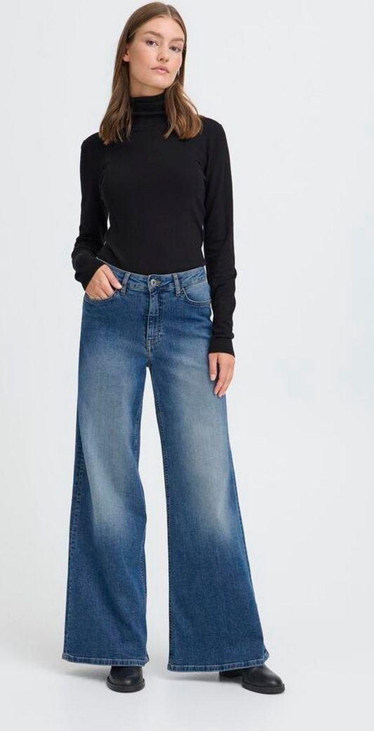 Jeans Blauw-Twiggy Wide Jeans