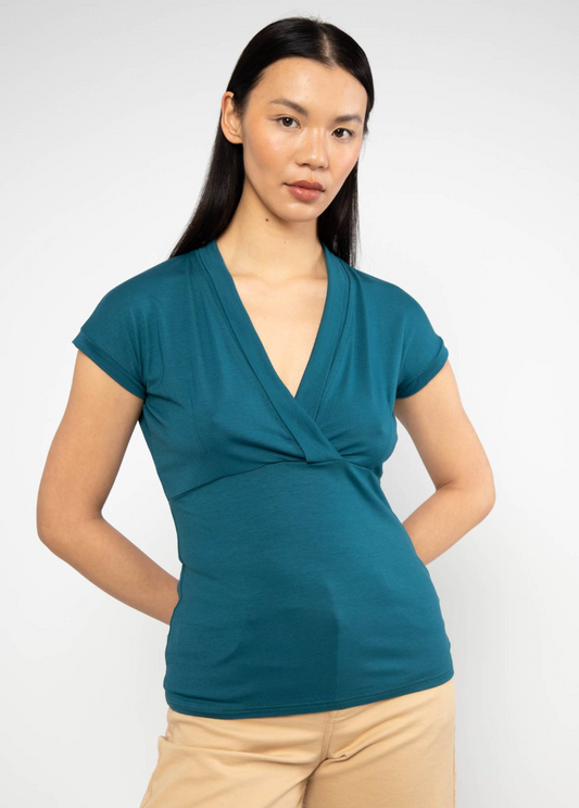 Top Turquoise-Mon Cher Cache Top