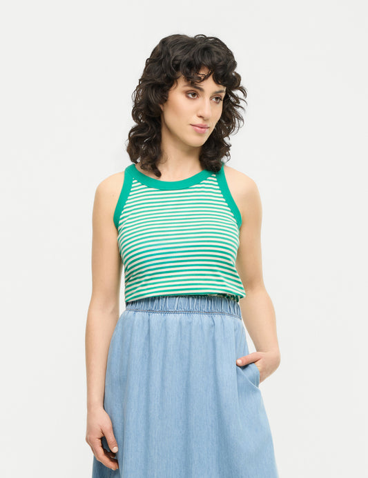Top Streep-Sunset Glow Top (Gots Organic)
